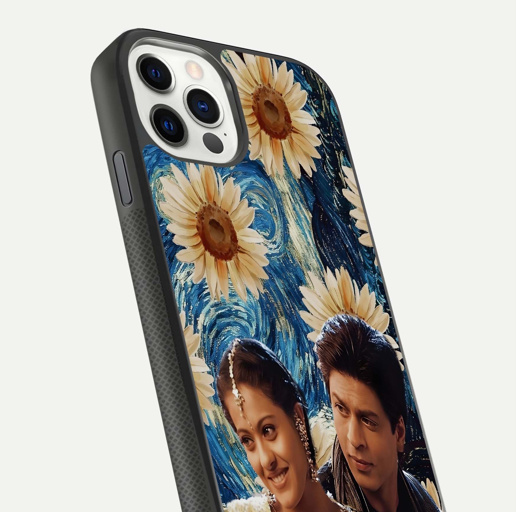 Eternal Love Story Glass Case for iPhone 11 Pro dual-view layout displaying soft hues and smooth glass