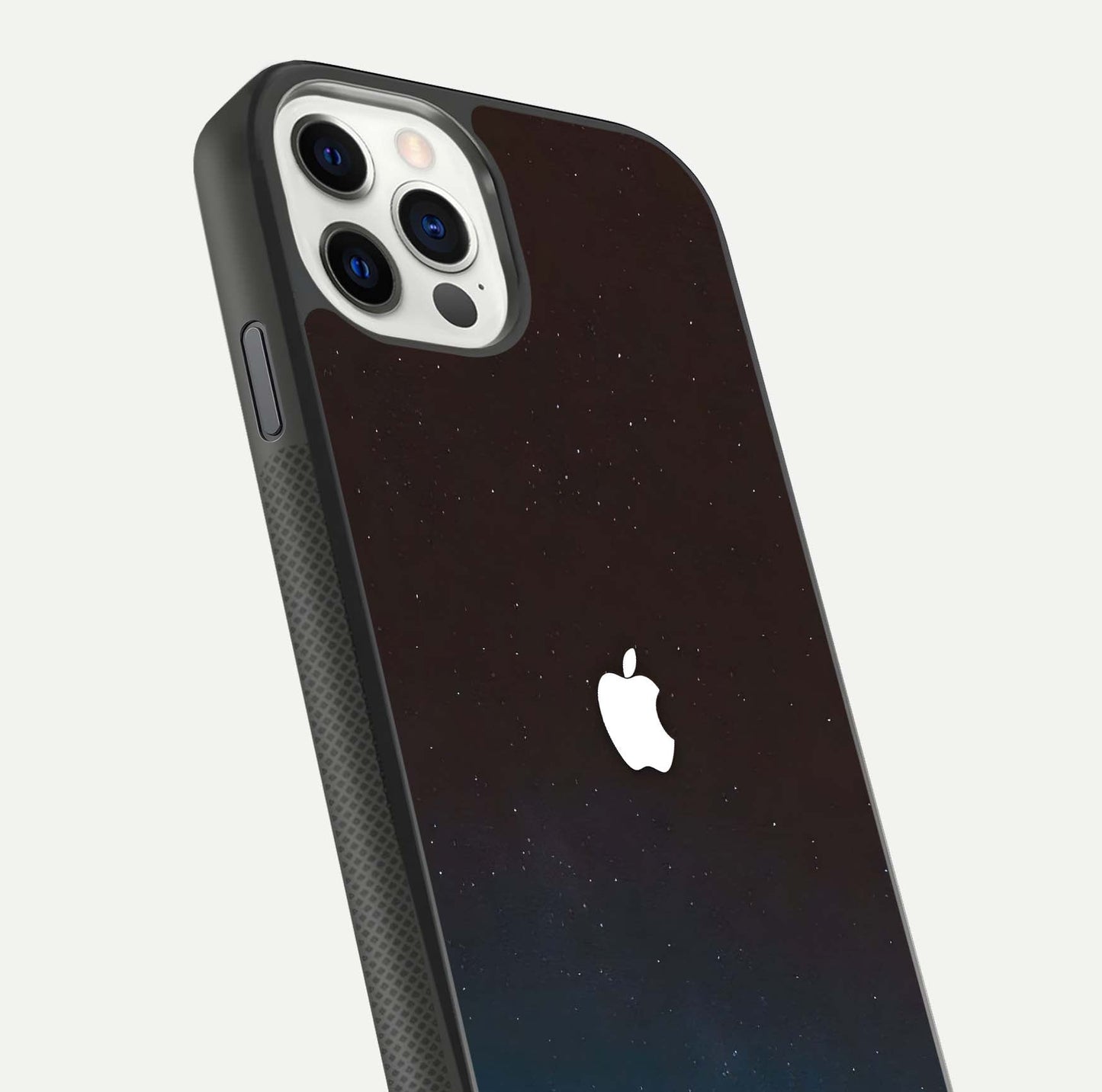 Green Emerald Apple Logo Glass Case for iPhone 11 Pro front and back view layout highlighting vibrant tones and curved glass
