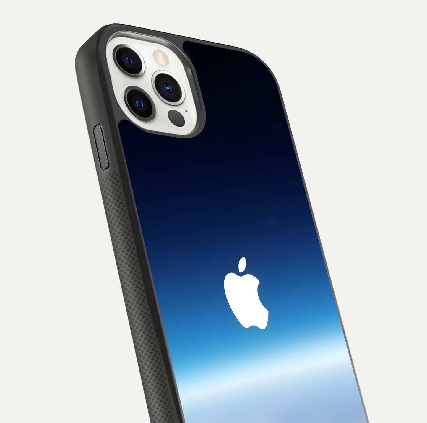 Minimal Apple Sky Glass Case for iPhone 11 Pro front & back layout with clean tone and minimal finish