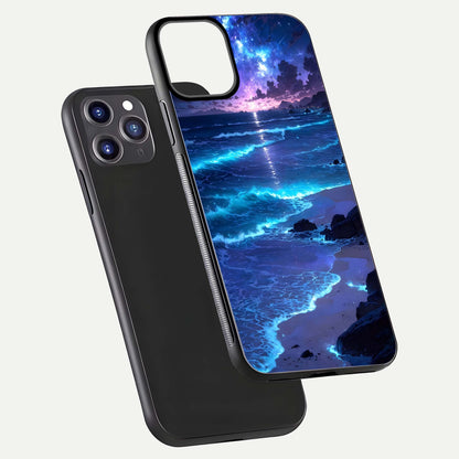 Classic Damn Look Glass Case for iPhone 11 Pro Max dual-view layout showing design clarity and glass polish