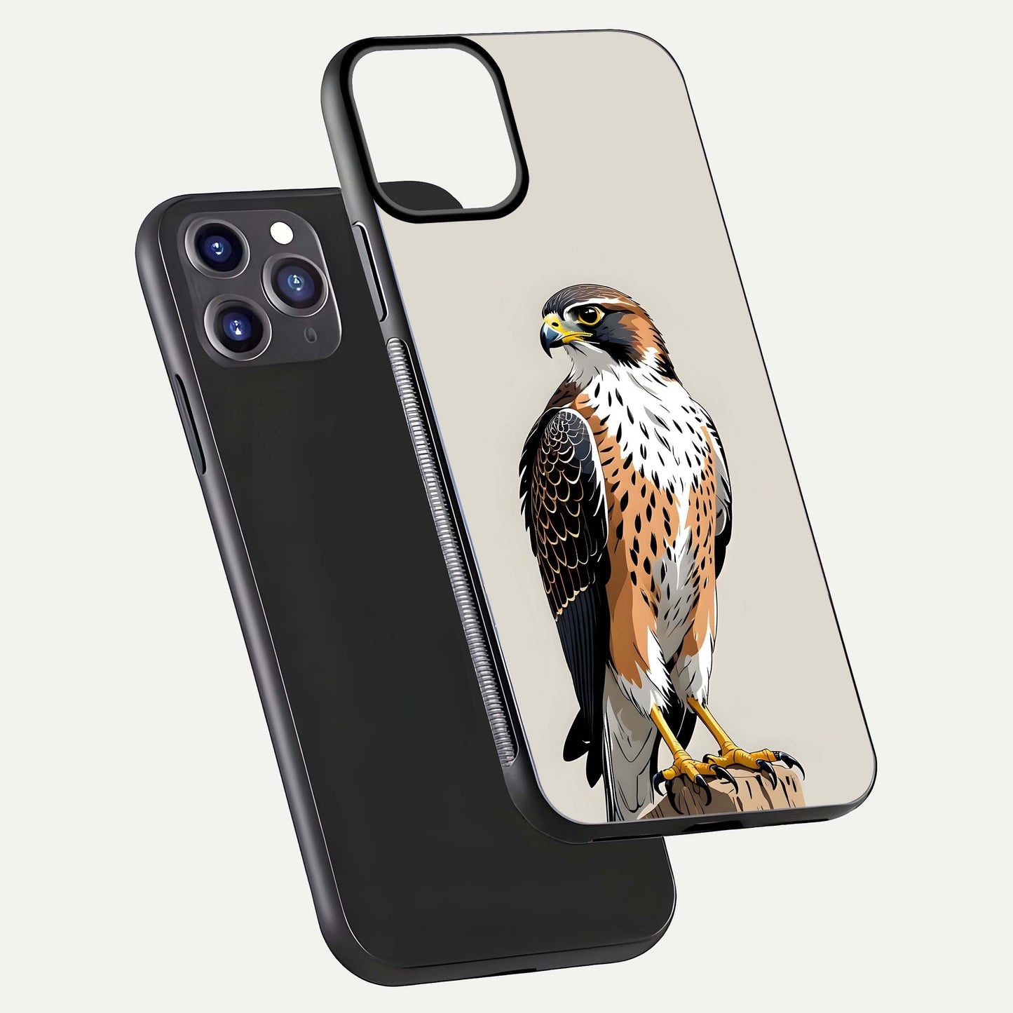 Clever Eagle Glass Case for iPhone 11 Pro Max dual-view layout showing design symmetry and smooth finish