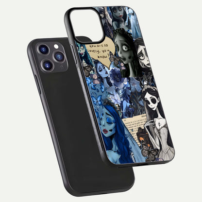 Corpse Bride Posters Glass Case for iPhone 11 Pro Max dual-view layout displaying cinematic tones and HD finish