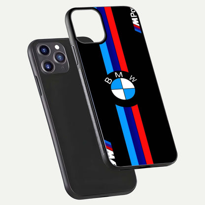 Turbo BMW Beast Glass Case for iPhone 11 Pro Max front & back layout showing bold design and smooth finish