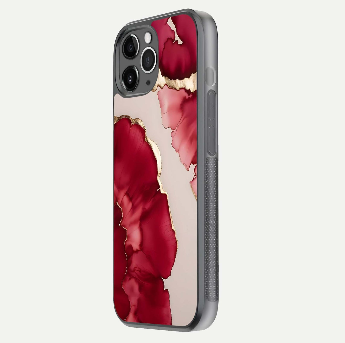 Pink & White Marble Glass Case For iPhone 11 Pro Max