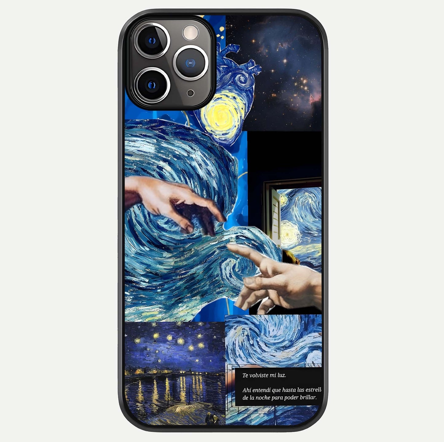 Aesthetic Vando Hands Glass Case For iPhone 16 Pro by Custom World