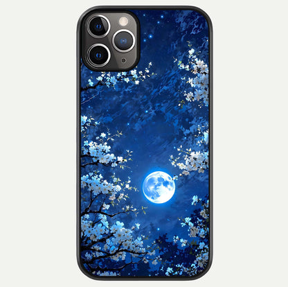 Blossom Moonlight Sky Glass Case For iPhone 11 Pro Max by Custom World