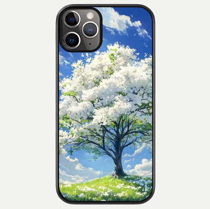 Blossom Sky Serenity Glass Case For iPhone 11 Pro Max by Custom World