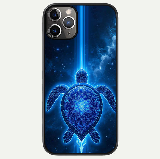 Blue Galaxy Turtle Glass Case For iPhone 11 Pro Max by Custom World