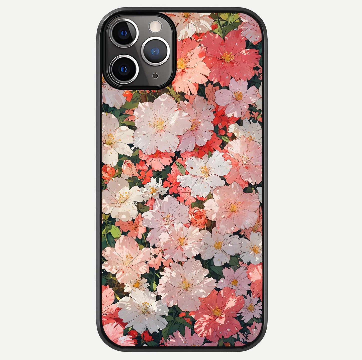 Blush Bloom Field Glass Case For iPhone 11 Pro Max by Custom World