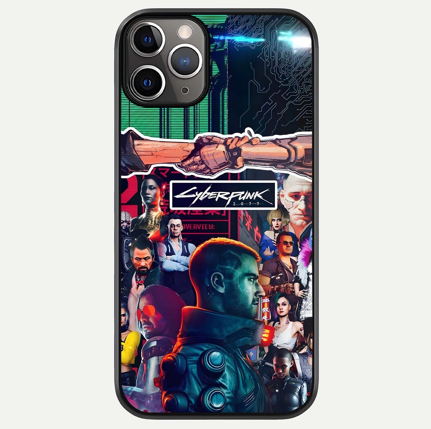 CYBERPUNK Legacy Glass Case For iPhone 11 Pro Max by Custom World