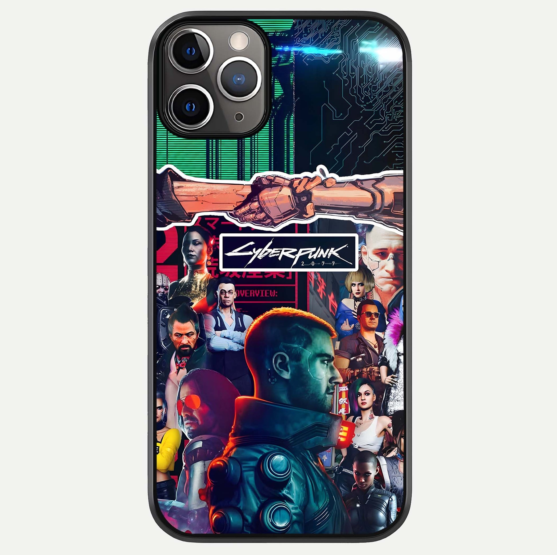 CYBERPUNK Legacy Glass Case For iPhone 11 Pro Max by Custom World