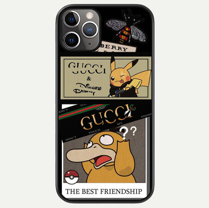 Cartoon Brand Play Mashup Glass Case For iPhone 11 Pro Max by Custom World