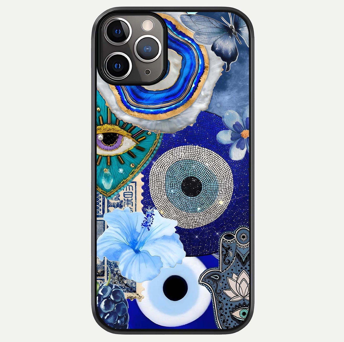 Celestial Celestial Blue Vision Glass Case For iPhone 11 Pro Max by Custom World