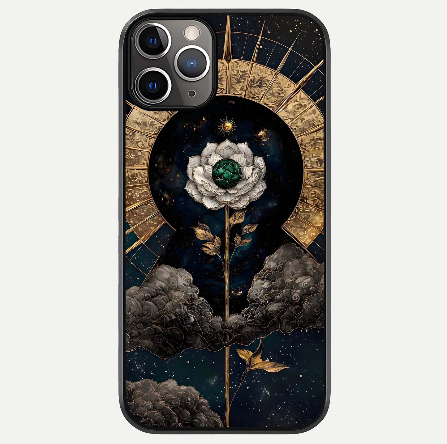 Celestial Lotus Morang Glass Case For iPhone 11 Pro Max by Custom World