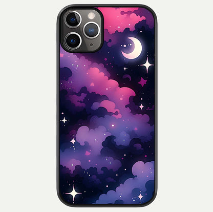 Celestial Moon Magic Glass Case For iPhone 11 Pro Max by Custom World