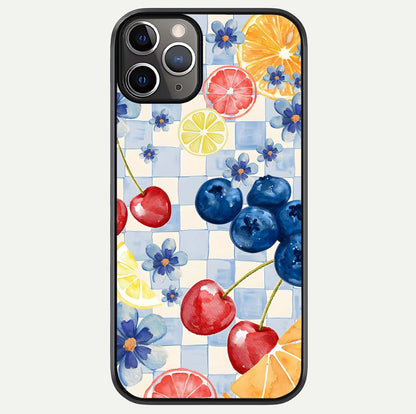 Citrus Bloom Joy Glass Case For iPhone 11 Pro Max by Custom World