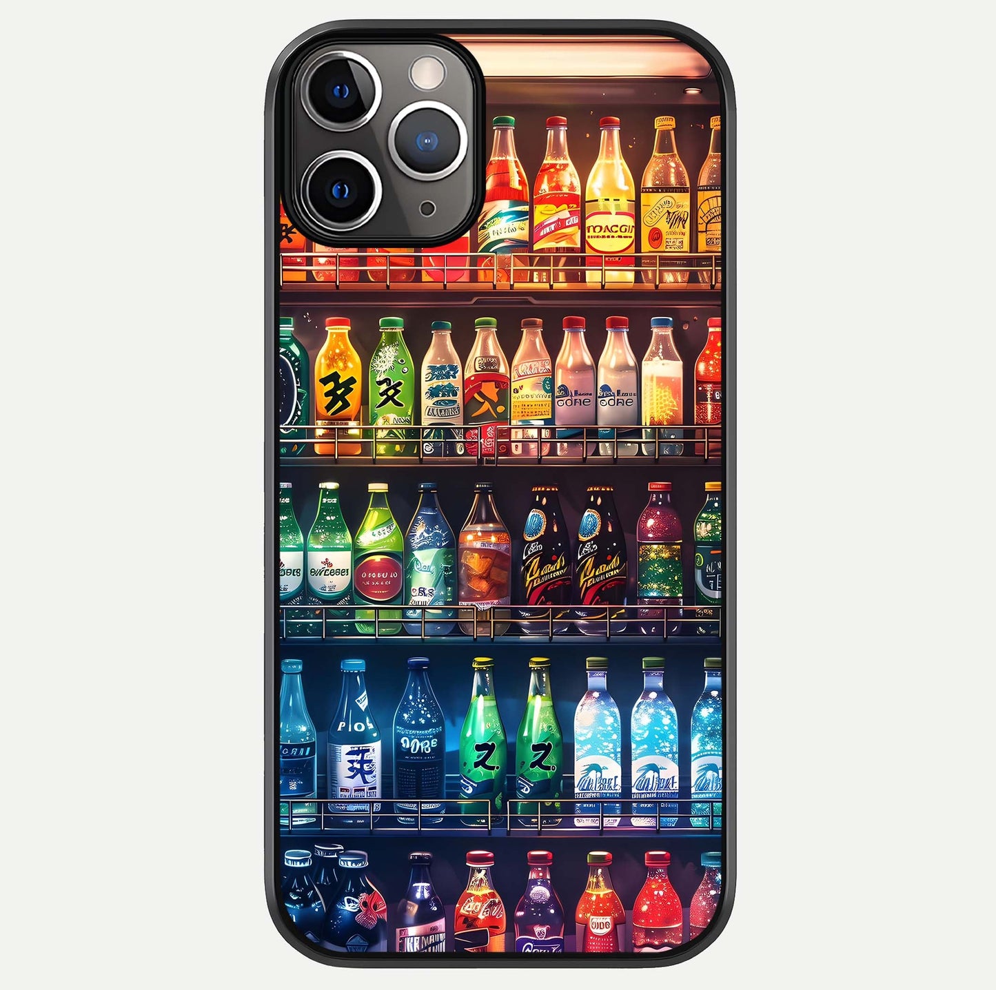 Colorful Soda Bottles Glass Case For iPhone 11 Pro Max by Custom World