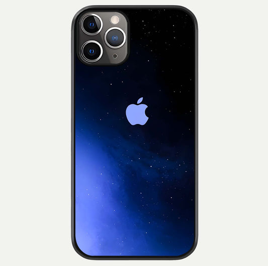 Cosmic Blue Apple Glass Case For iPhone 11 Pro Max by Custom World