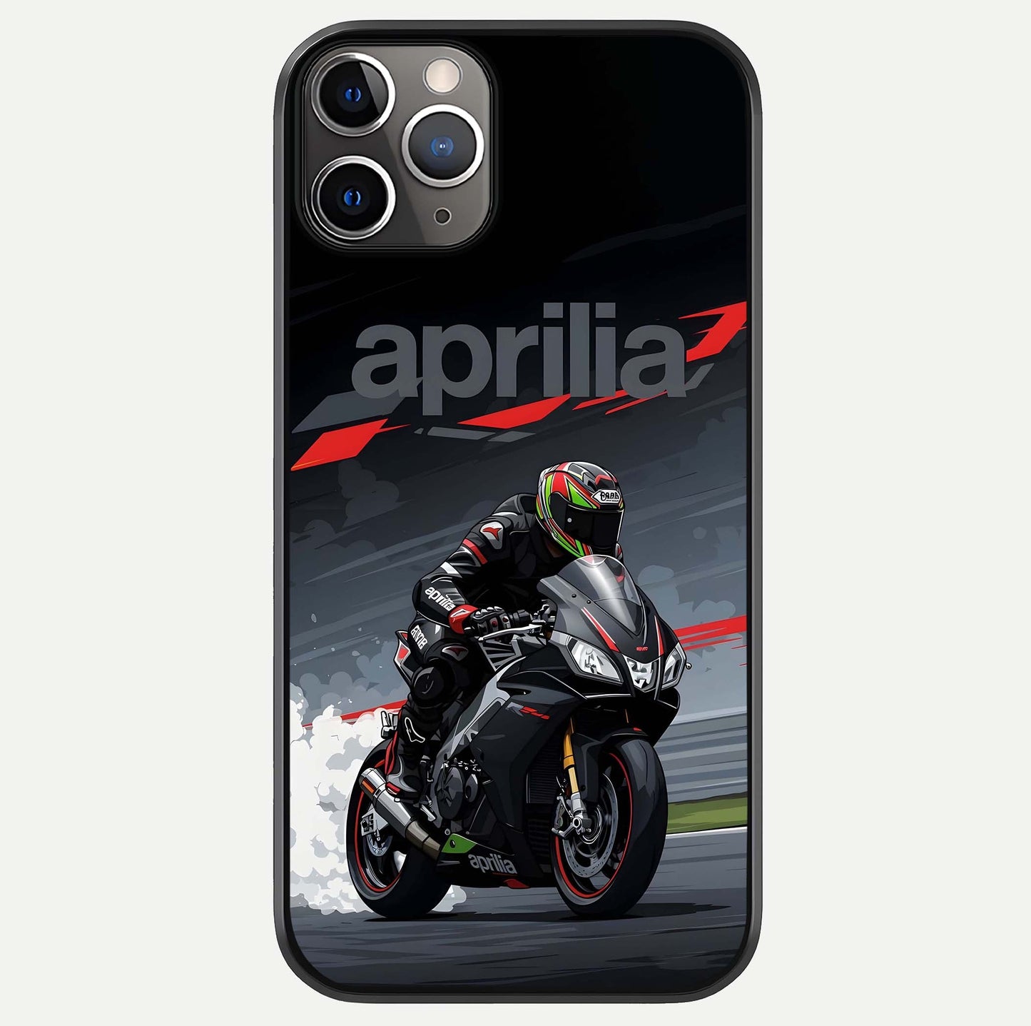 Dark Aprilla Glass Case For iPhone 11 Pro Max by Custom World