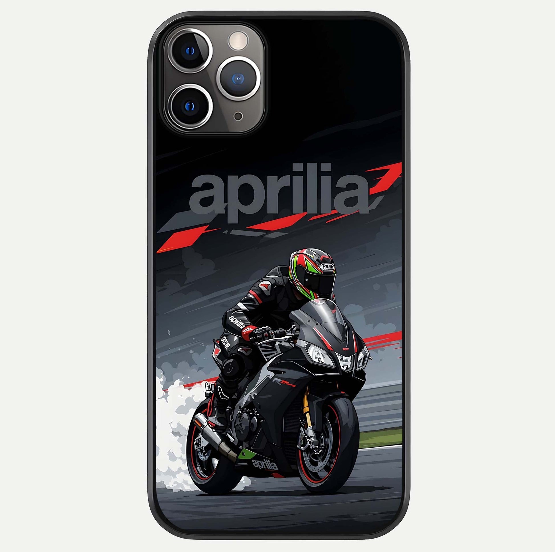 Dark Aprilla Glass Case For iPhone 11 Pro Max by Custom World