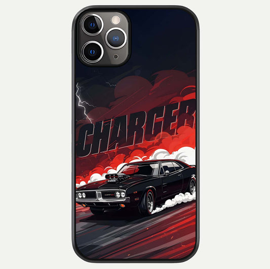 Dark Charger Fury Glass Case For iPhone 11 Pro Max by Custom World