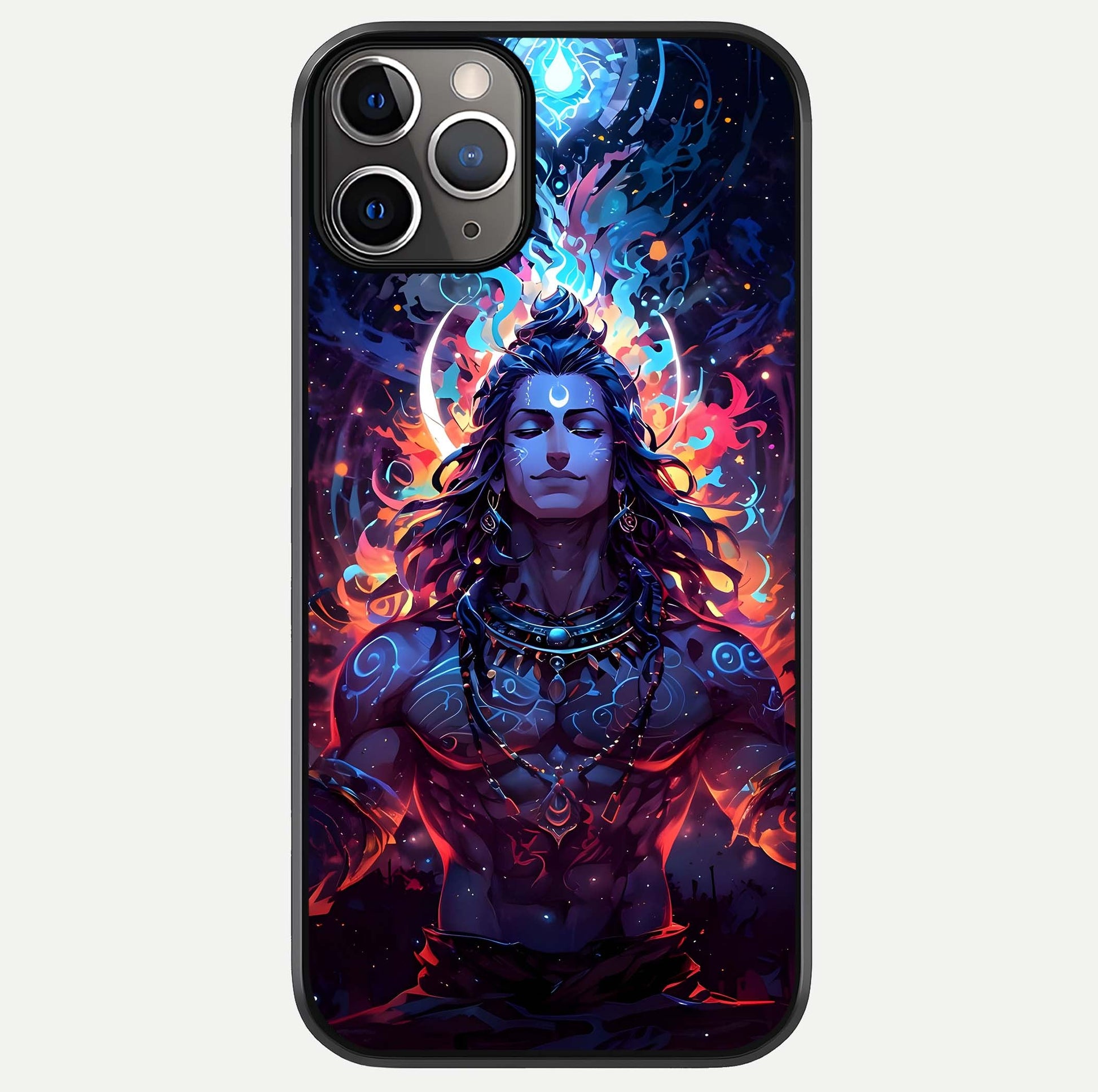 Divine Fire Shiv Glass Case For iPhone 11 Pro Max by Custom World