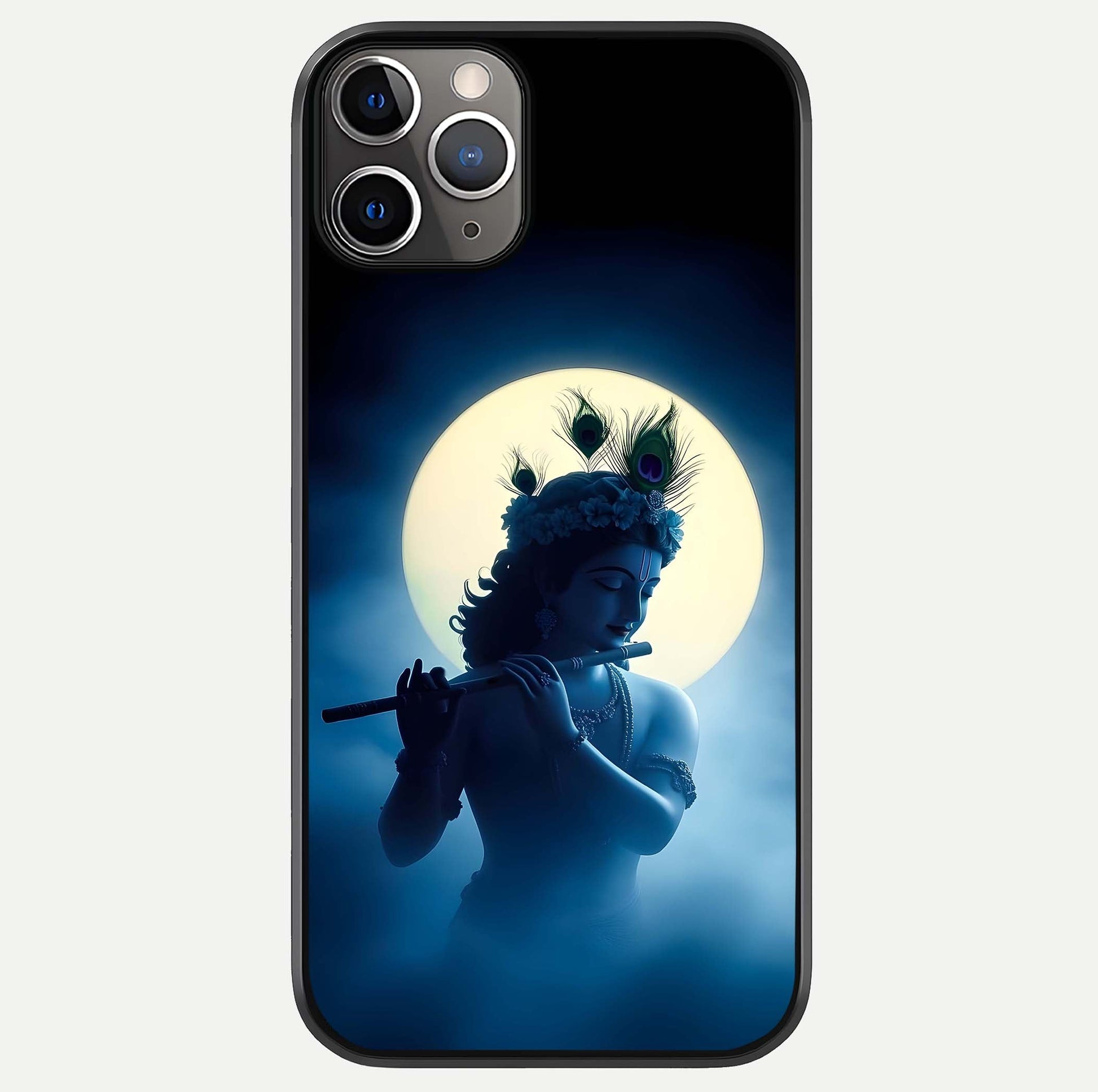 Divine Moon Flute Glass Case For iPhone 11 Pro Max by Custom World