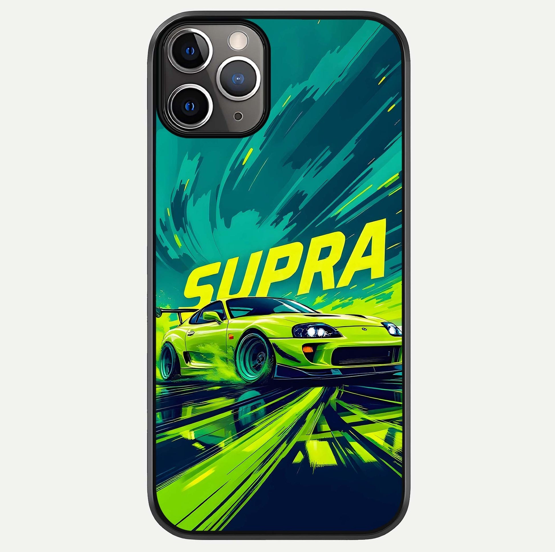 Electric Supra Thunder Glass Case For iPhone 11 Pro Max by Custom World