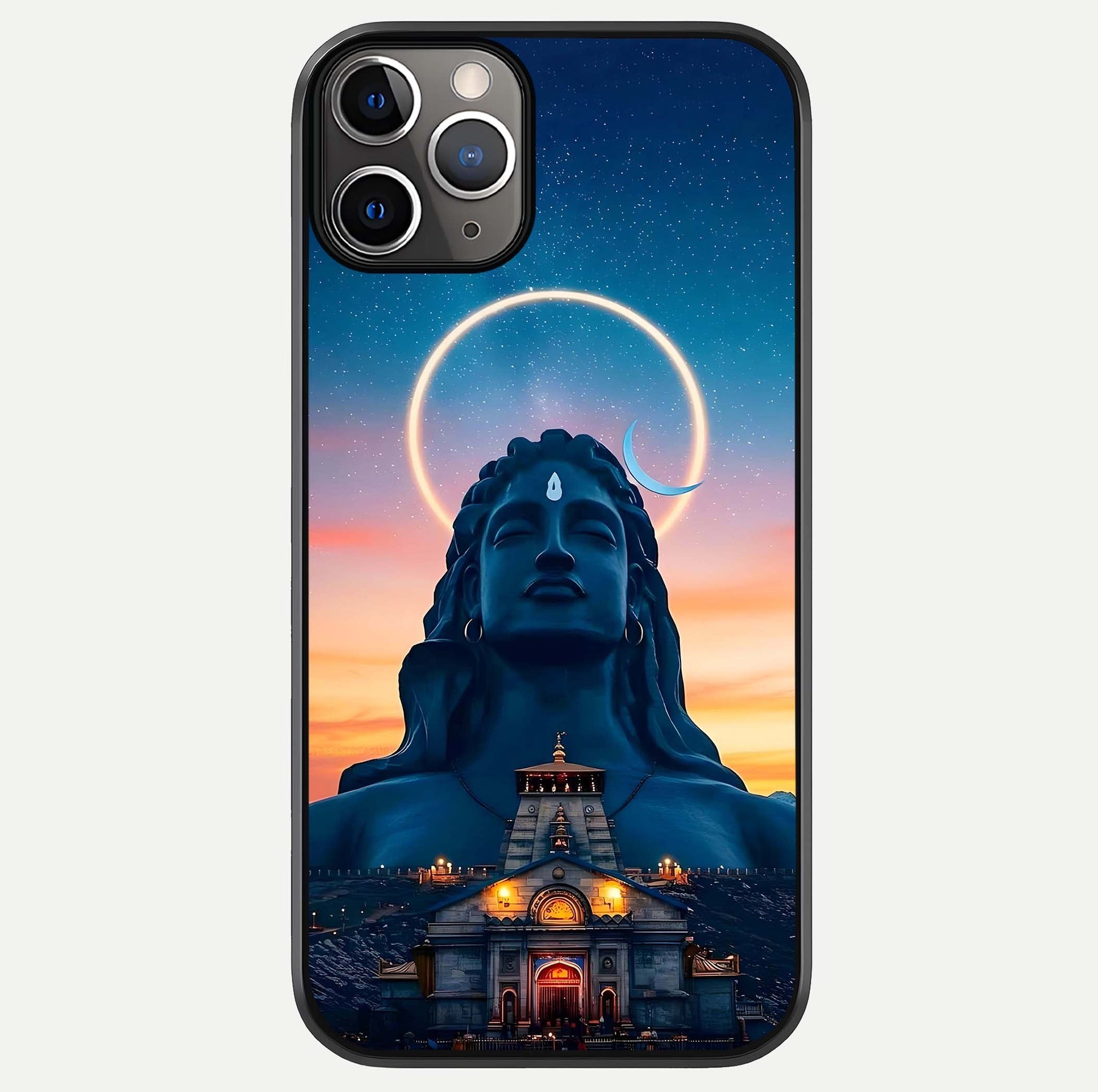 Eternal Shiva Aura Glass Case For iPhone 11 Pro Max by Custom World
