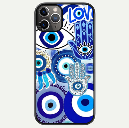 Evil Eyes Dream Glass Case For iPhone 11 Pro Max by Custom World