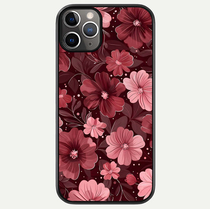 Flower Blush Bloom Glass Case For iPhone 11 Pro Max by Custom World