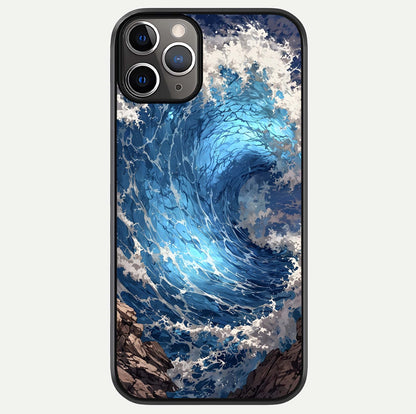 Giant Ocean Wave Glass Case For iPhone 11 Pro Max by Custom World