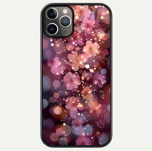 Glowing Petal Bliss Glass Case For iPhone 11 Pro Max by Custom World