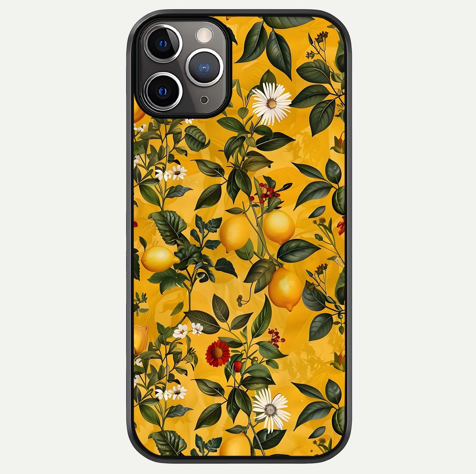 Golden Lemon Field Glass Case For iPhone 11 Pro Max by Custom World