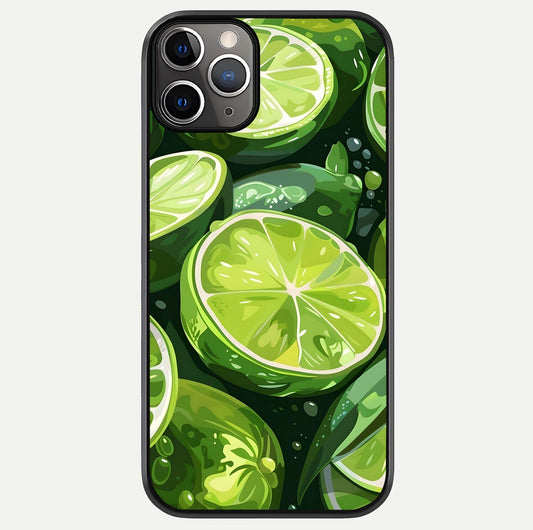 Green Lemon Glass Case For iPhone 11 Pro Max by Custom World