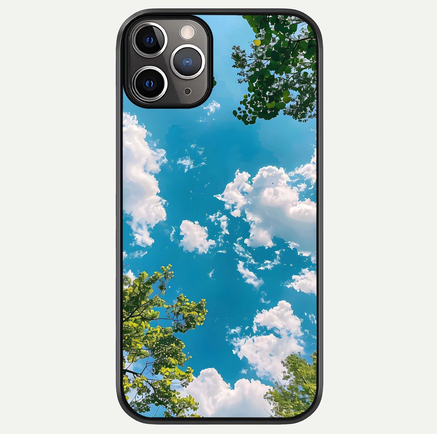 Greenery Sky Glass Case For iPhone 11 Pro Max by Custom World