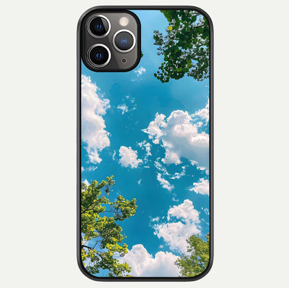 Greenery Sky Glass Case For iPhone 11 Pro Max by Custom World
