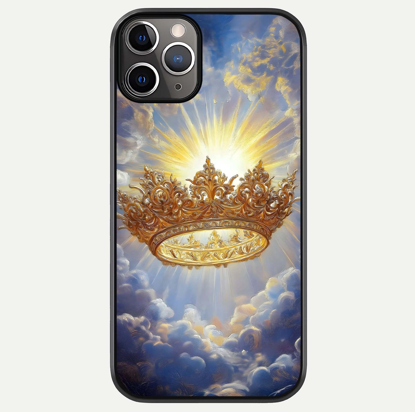 Heavenly Crown Light Glass Case For iPhone 11 Pro Max by Custom World