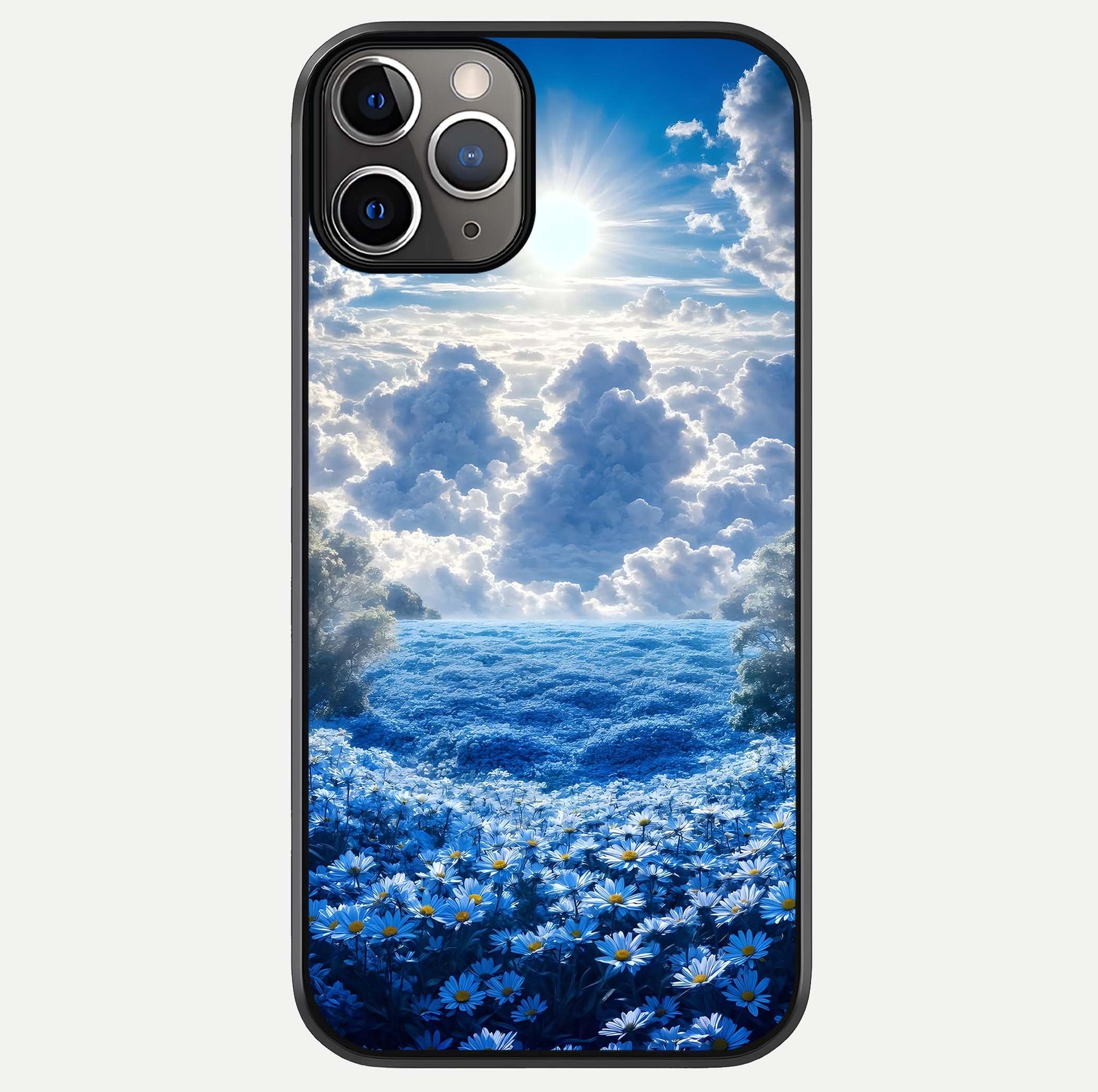 Heavenly Daisy Horizon Glass Case For iPhone 11 Pro Max by Custom World