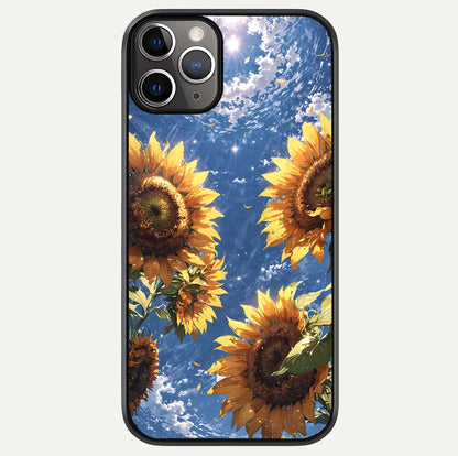 Heavenly Sunflower Rise Glass Case For iPhone 11 Pro Max by Custom World