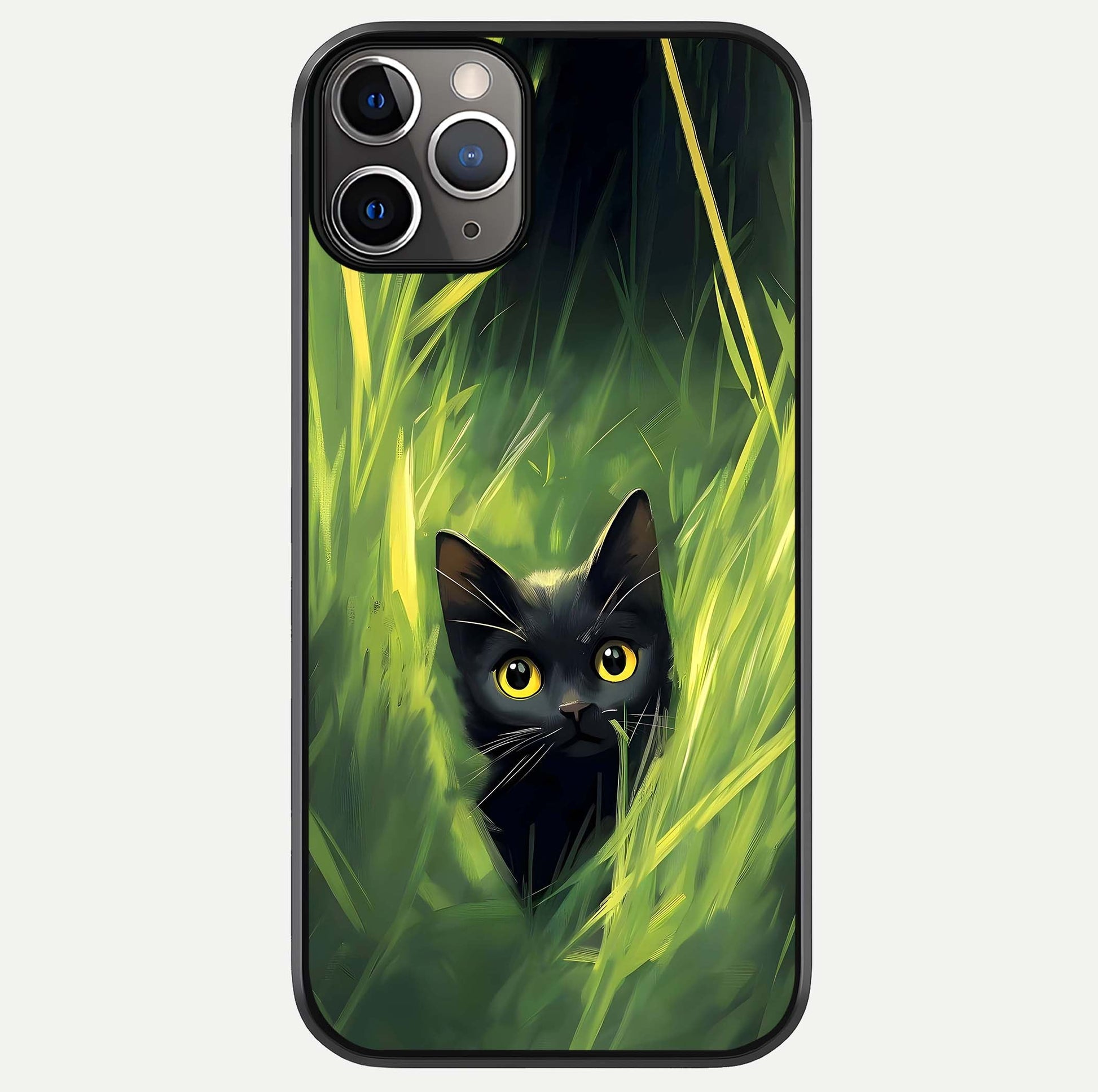 Hidden Cat Whisper Glass Case For iPhone 11 Pro Max by Custom World