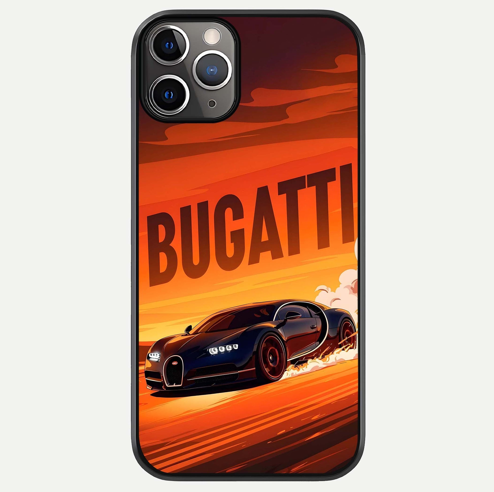 Inferno Bugatti Storm Glass Case For iPhone 11 Pro Max by Custom World