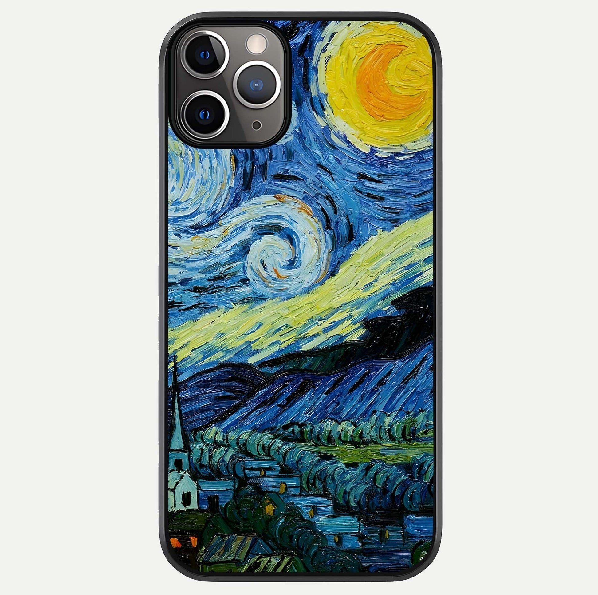 Inspired Van Gogh Art Glass Case For iPhone 11 Pro Max by Custom World
