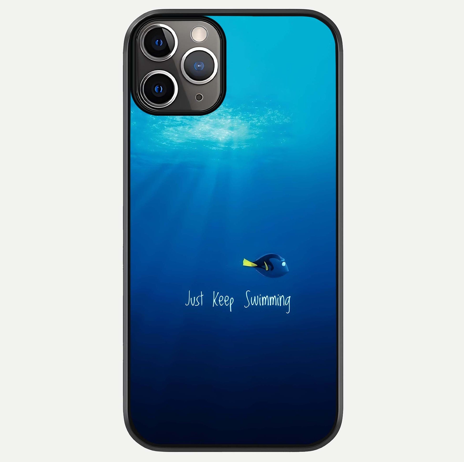 Just Keep Swimming Glass Case For iPhone 11 Pro Max by Custom World