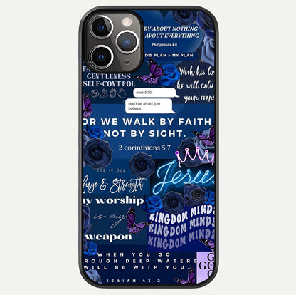 Kingdom Faith Glow Glass Case For iPhone 11 Pro Max by Custom World