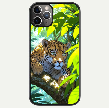 Leopard In Jungle Glass Case For iPhone 11 Pro Max by Custom World