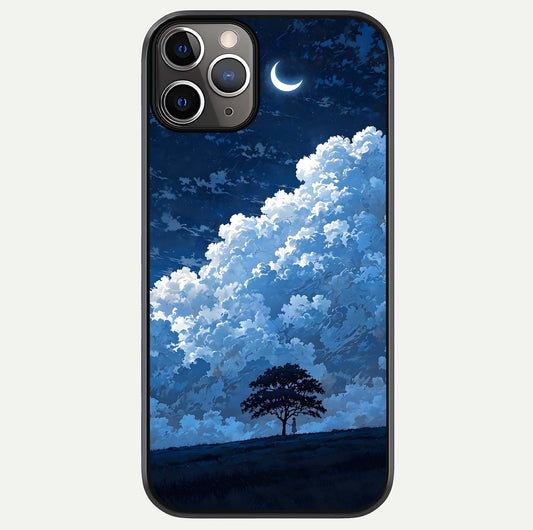 Midnight Sky Serenity Glass Case For iPhone 11 Pro Max by Custom World