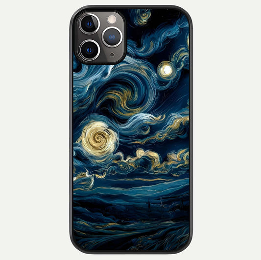 Midnight Sky Whirl Glass Case For iPhone 11 Pro Max by Custom World