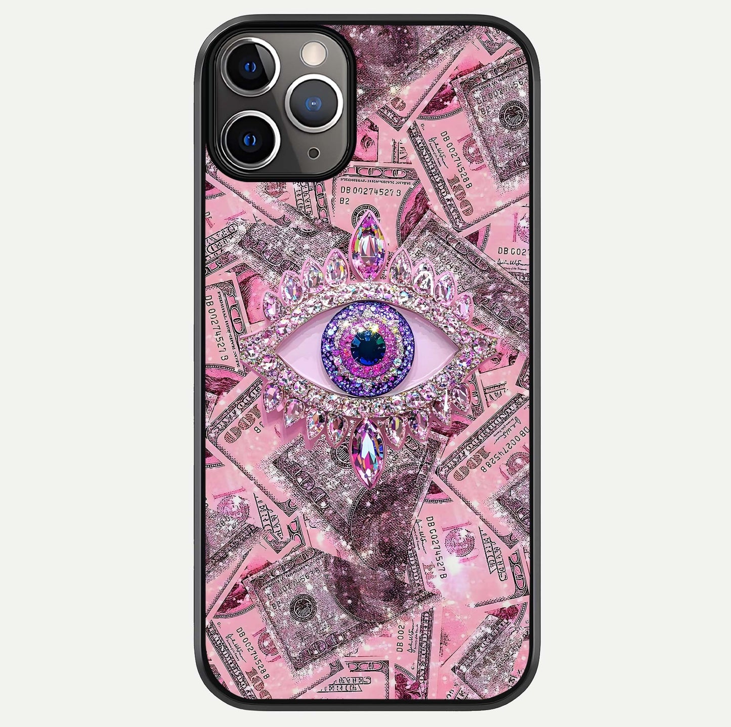 Money Eye Luxe Glass Case For iPhone 11 Pro Max by Custom World