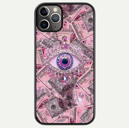 Money Eye Luxe Glass Case For iPhone 11 Pro Max by Custom World
